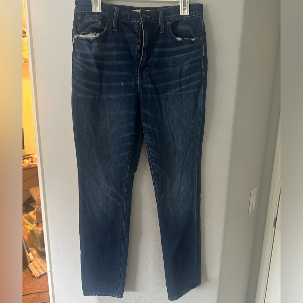 Madewell High Rise Slim Boyfriend jeans